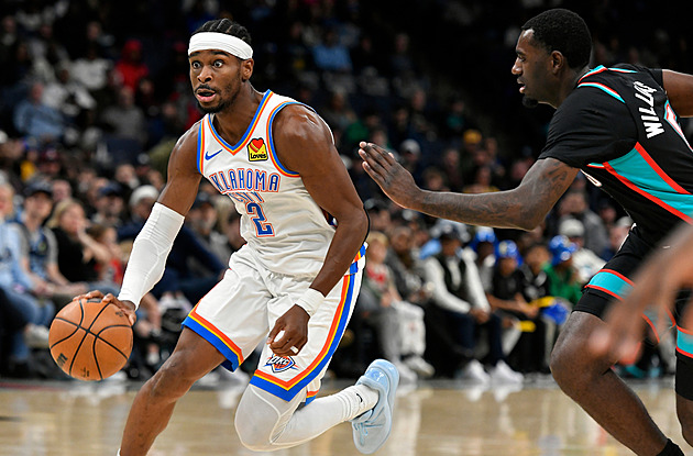 K obratu OKC velel Gilgeous-Alexander, Knicks v derby zničili Brooklyn